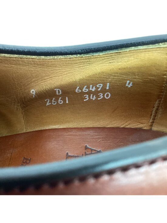 Allen Edmonds Bradley Split Toe Leather Mens 9D Derby Dress Shoes Made In USA main image 5